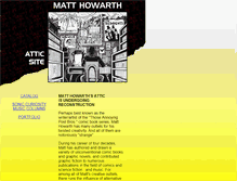Tablet Screenshot of matthowarth.com
